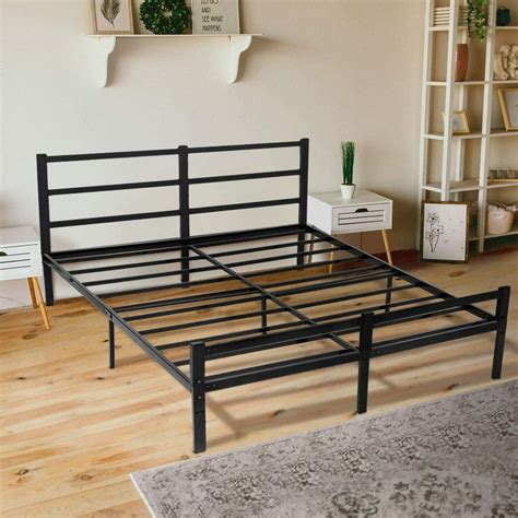 metal bed frame for queen split box spring|affordable queen box springs.